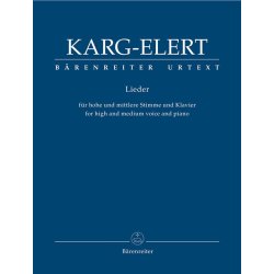 Lieder - Karg-Elert, Sigfrid