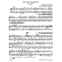 Serenade in G major "Eine kleine Nachtmusik" - Mozart, Wolfgang Amadeus