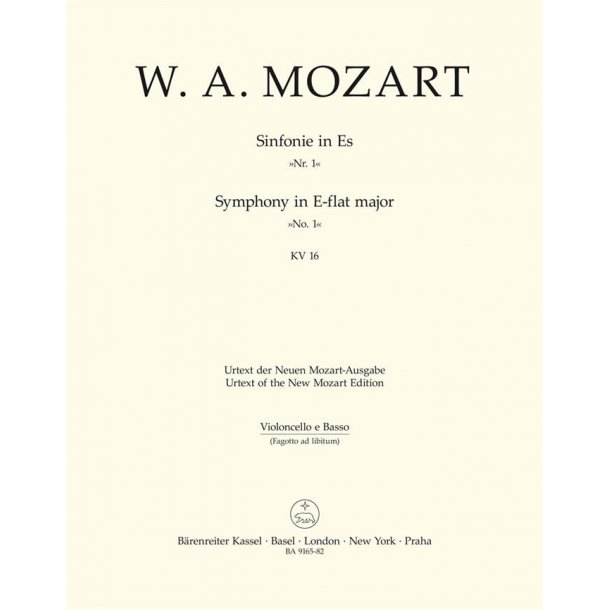 Symphony No.1 In E-Flat KV16