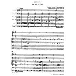 Symphony - Mozart, Wolfgang Amadeus