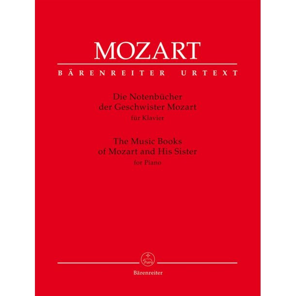 The Music Books Of Mozart And His Sister For Piano