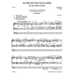 Pi&egrave;ces de Fantaisie en quatre suites - fourne, Louis
