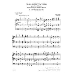 Improvisations (1928) / Transcriptions (1894 / 1901 / 1932) - fourne, Louis