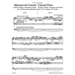 Concert and Character Pieces - Guilmant, F&eacute;lix-Alexandre