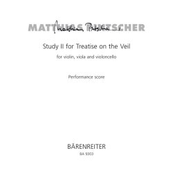 Study II for Treatise on the Veil - Pintscher, Matthias
