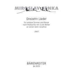 Dreizehn Lieder - Srnka, Miroslav