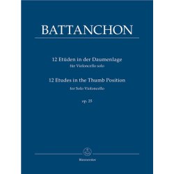 12 Etudes in the Thumb Position - Battanchon, Felix
