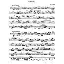 20 Etudes - Merk, Joseph