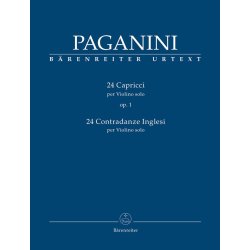 24 Capricci op. 1 / 24 Contradanze Inglesi - Paganini, Niccol&ograve;