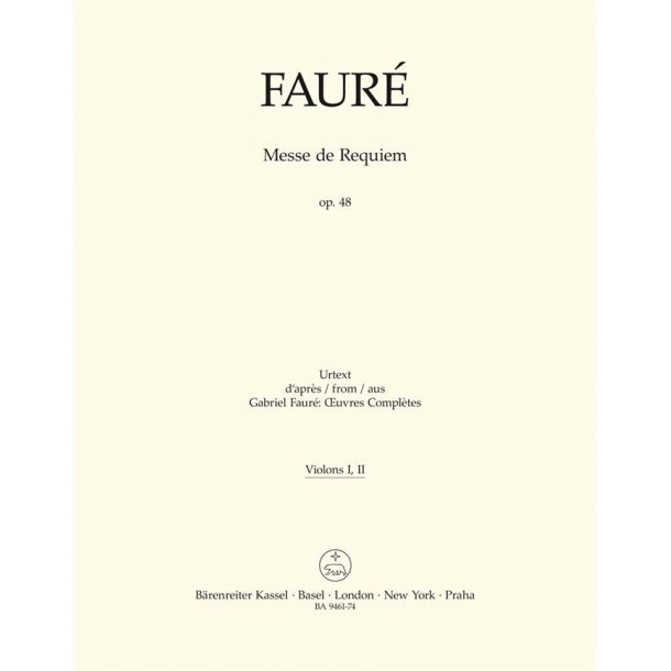 Messe de Requiem : Op. 48