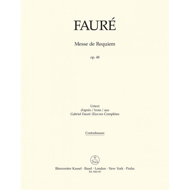 Messe de Requiem : Op. 48