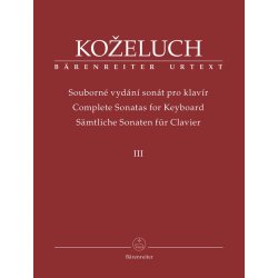 Complete Sonatas for Keyboard - Kozeluch, Leopold