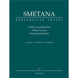 Stammbuchbl&auml;tter - Smetana, Bedrich