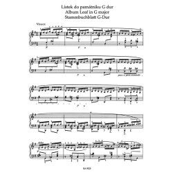 Stammbuchbl&auml;tter - Smetana, Bedrich