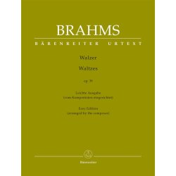 Waltzes - Brahms, Johannes