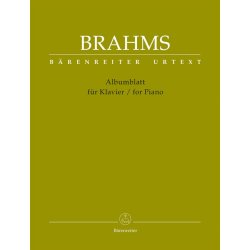 Albumblatt - Brahms, Johannes