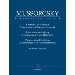 Pictures at an Exhibition. A Remembrance of Viktor Hartmann - Mussorgsky, Modest