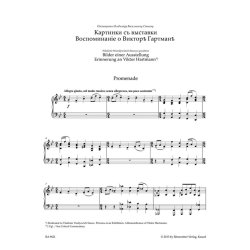 Pictures at an Exhibition. A Remembrance of Viktor Hartmann - Mussorgsky, Modest