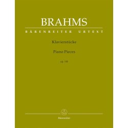 Piano Pieces - Brahms, Johannes