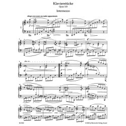 Piano Pieces - Brahms, Johannes