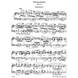 Piano Pieces - Brahms, Johannes