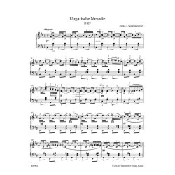 Late Piano Pieces - Schubert, Franz