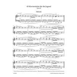 43 Piano Pieces for the Young - Schumann, Robert