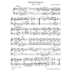 Moments Musicaux - Schubert, Franz