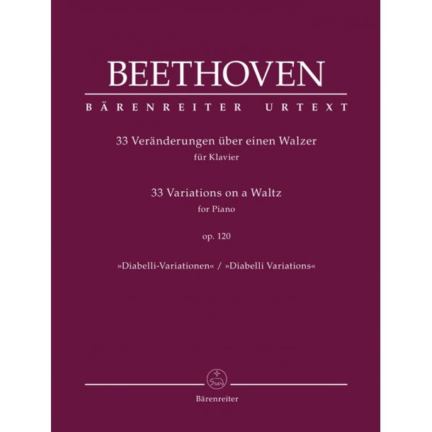 33 Variations on a Waltz op. 120 : Diabelli Variations