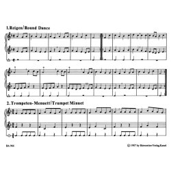 Aus einem Spielbuch von 1740 - 