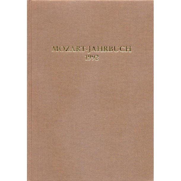 Mozart-Jahrbuch 1992
