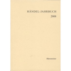 Handel-Jahrbuch 2008, 54. Jahrgang