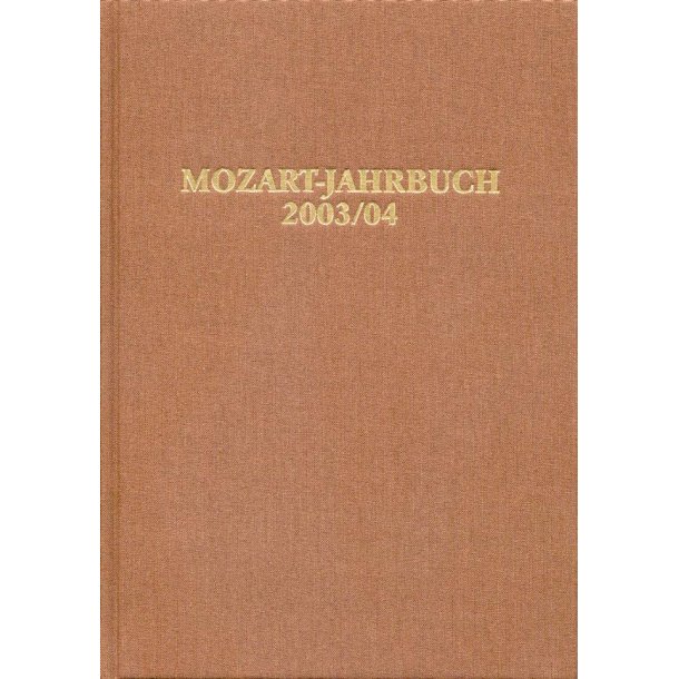 Mozart-Jahrbuch 2003/04