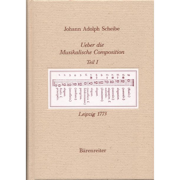 uber die Musikalische Composition : Erster Theil. Die Theorie der Melodie und Harmonie. Reprint der Ausgabe Leipzig 1773