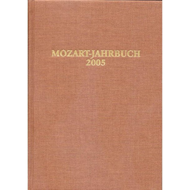 Mozart-Jahrbuch 2005