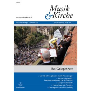 Musik & Kirche, Heft 1/2014 : Thema: Bei Gelegenheit
