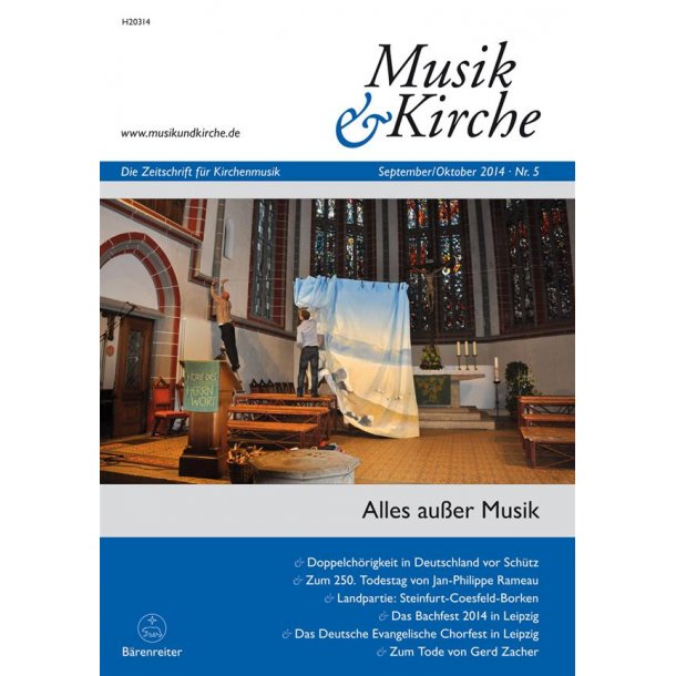 Musik &amp; Kirche, Heft 5/2014 : Thema: Alles au&szlig;er Musik
