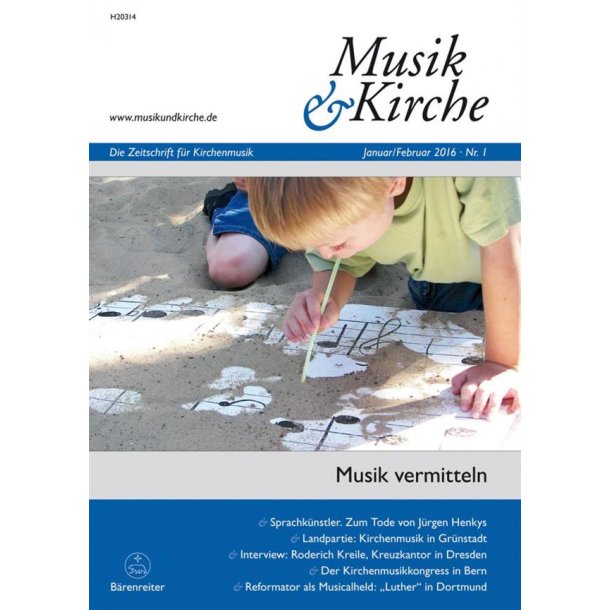 Musik und Kirche, Heft 1/2016