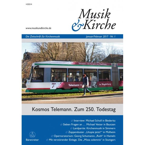 Musik und Kirche, Heft 1/2017