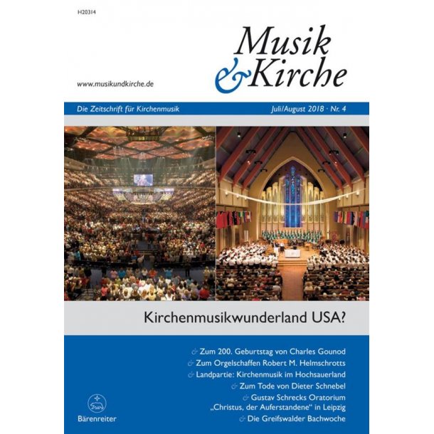Musik und Kirche, Heft 4/2018