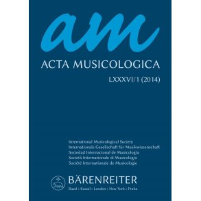 Acta Musicologica, Heft 1/2014