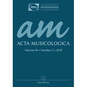 Acta Musicologica, Heft 2/2018