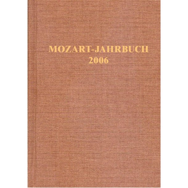 Mozart-Jahrbuch 2006