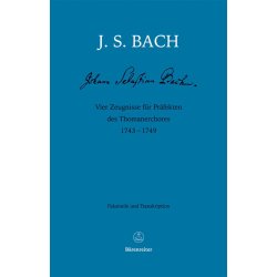 Vier Zeugnisse fur Prafekten des Thomanerchores