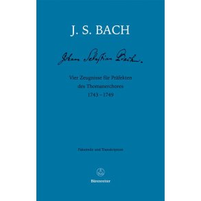 Vier Zeugnisse fur Prafekten des Thomanerchores