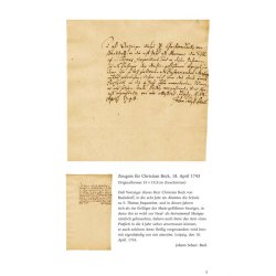 Vier Zeugnisse fur Prafekten des Thomanerchores