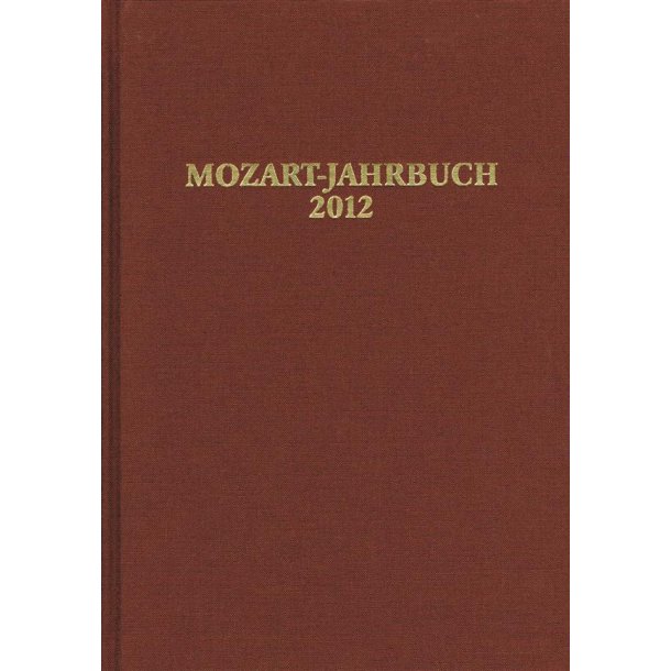Mozart-Jahrbuch 2012