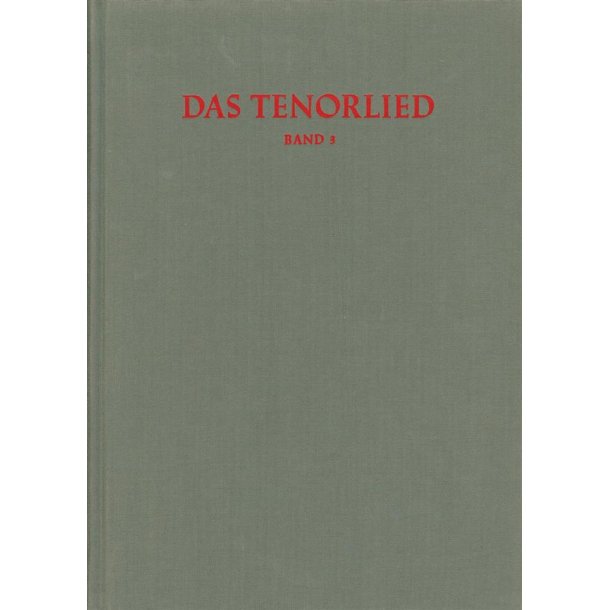 Das Tenorlied. Band 3, Register
