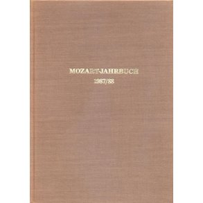 Mozart-Jahrbuch 1987/88 : Bericht über die Tagung 1987