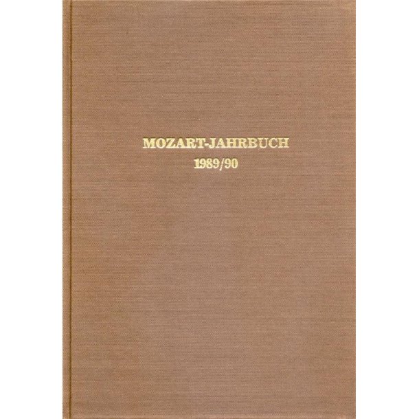 Mozart-Jahrbuch 1989/90